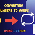 Converting numbers to words in Python