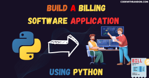 Build a simple responsive Billing Software Application Using Python
