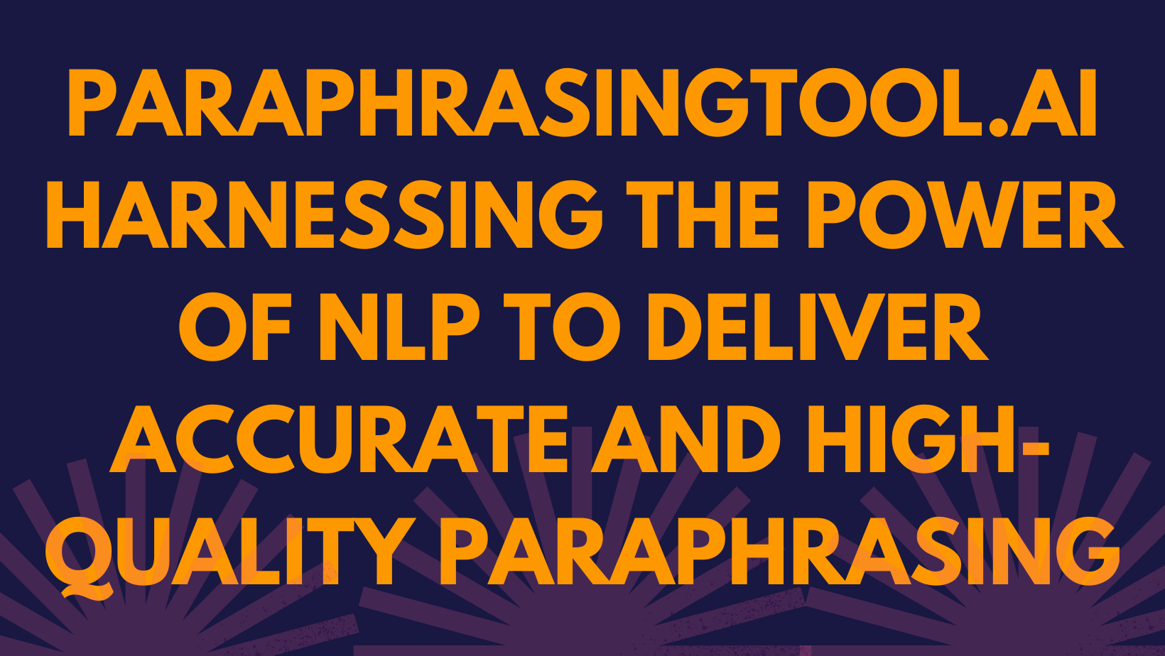 Read more about the article Paraphrasingtool.ai: High-quality Paraphrasing