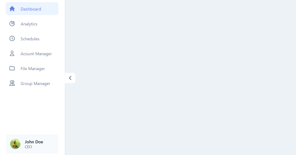 css tailwind sidebar