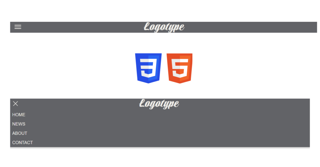 40+ CSS3 toggle menu