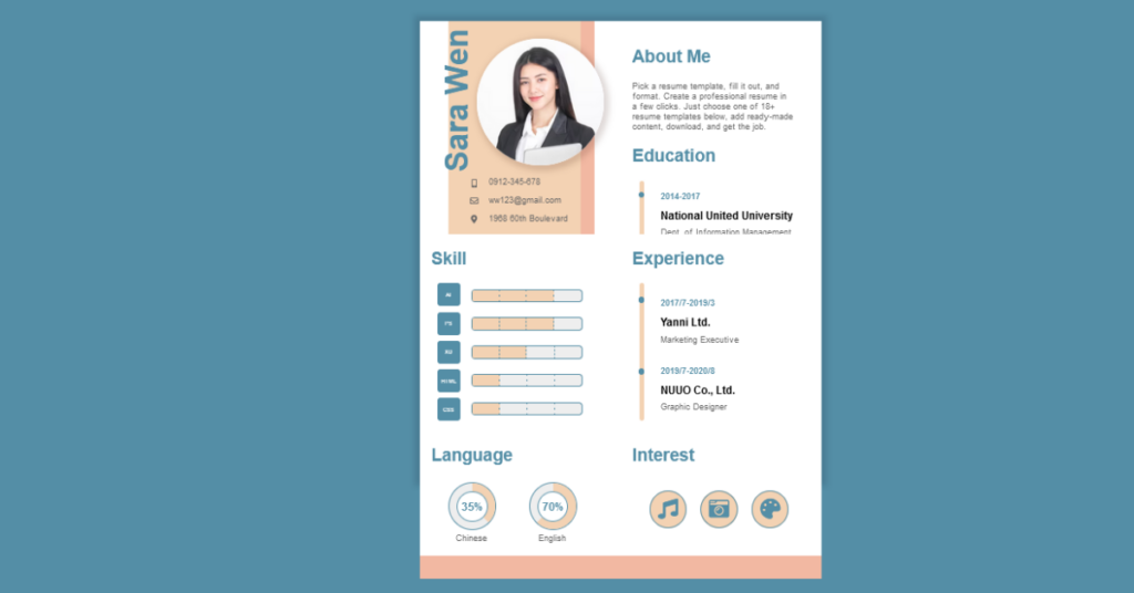 40+ HTML CSS resume for freshers