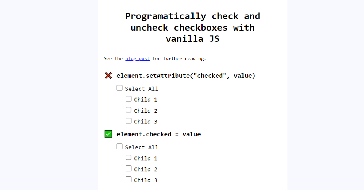 You are currently viewing How to Check/Uncheck Checkbox with JavaScript