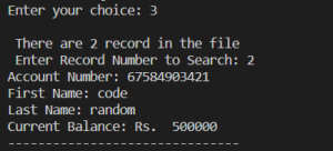 Bank Management System using C++