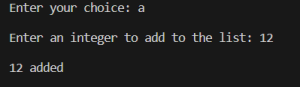 Number List and Operations Project in C++
