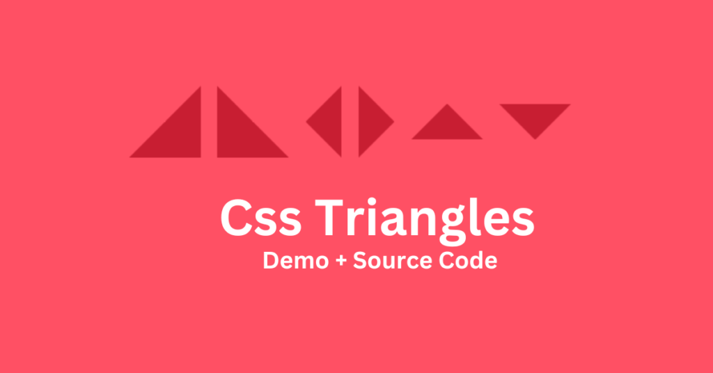 30+ CSS Triangle animations