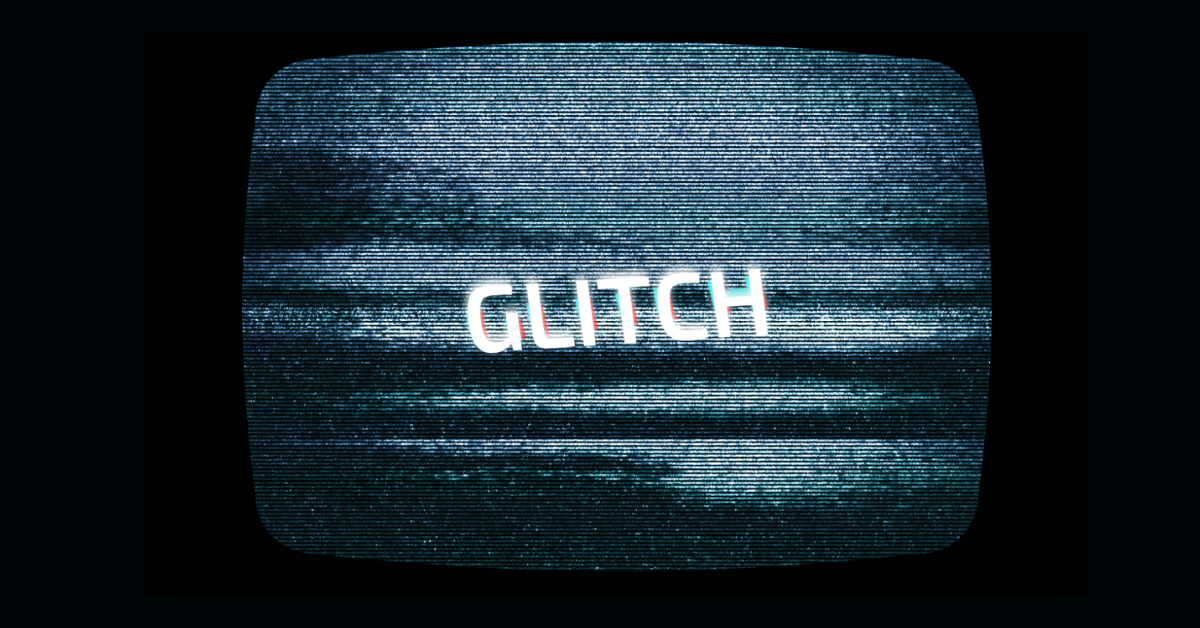 CSS glitch text effect