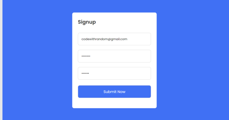 Creating Interactive Forms with JavaScript Validation - CodeWithRandom