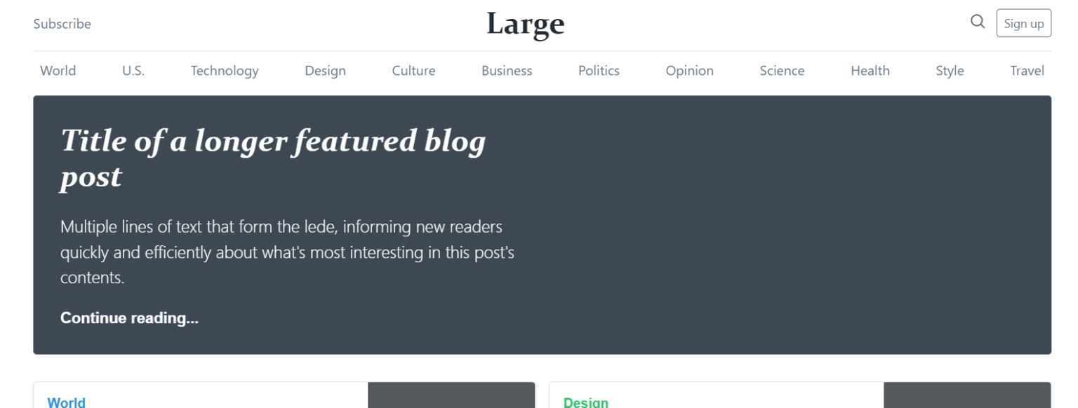 28 Tailwind blog templates