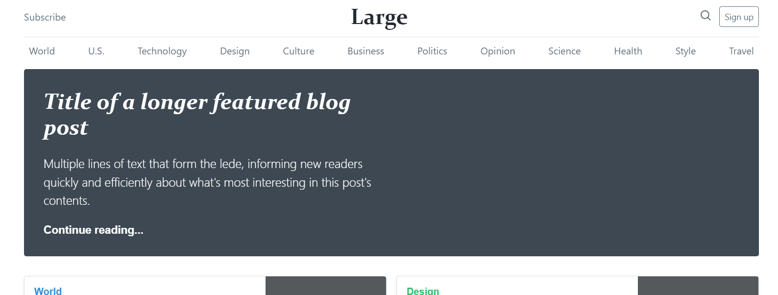 28 Tailwind blog templates