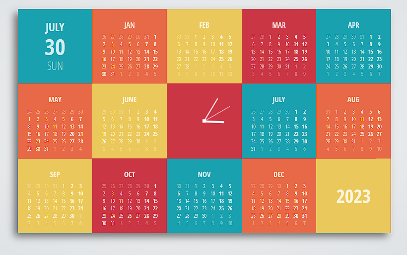 15+ CSS Calendars 15+ CSS Calendars