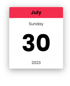 15+ CSS Calendars - CodeWithRandom