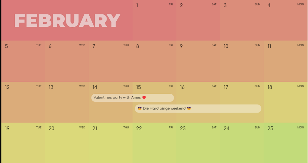 15+ CSS Calendars 15+ CSS Calendars