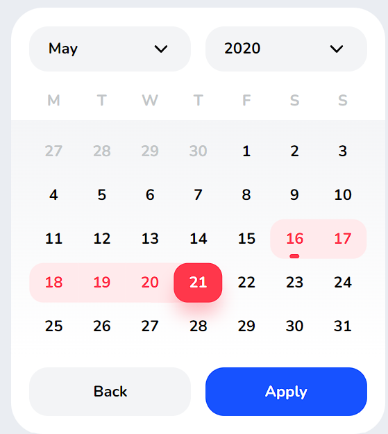 15+ CSS Calendars 15+ CSS Calendars
