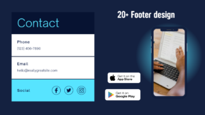 Read more about the article 20+ CSS Footer Designs