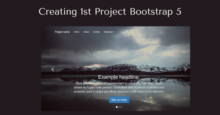 Customizing Bootstrap 5 theme