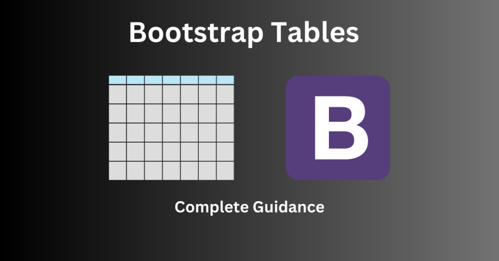 All about Bootstrap Tables