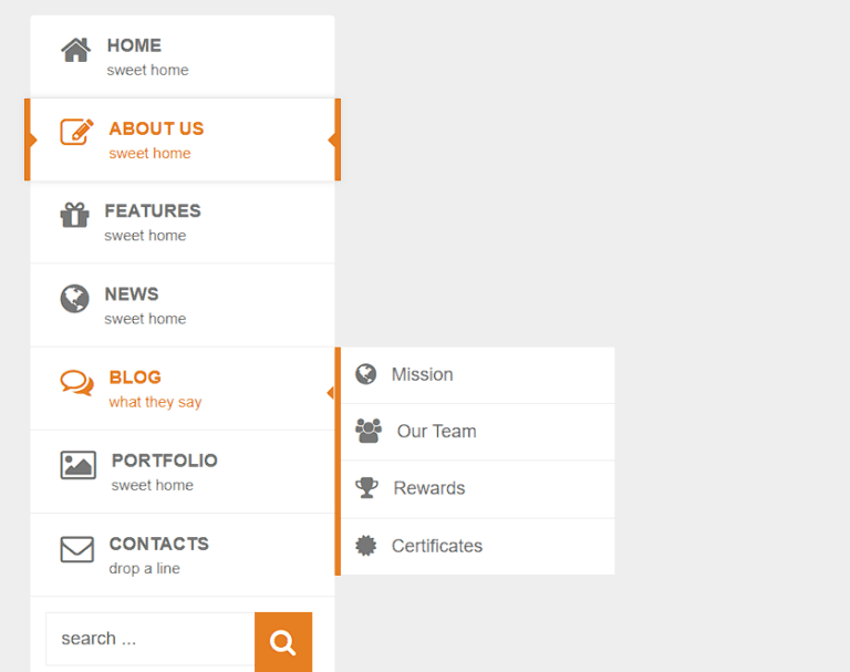 20+ CSS Sidebar Styles - CodeWithRandom