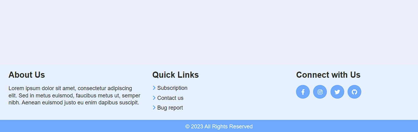 20+ CSS Footer Designs - CodeWithRandom