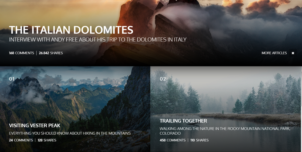 15+ CSS Magazine Layouts