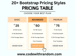 20+ Bootstrap Pricing Styles - CodeWithRandom