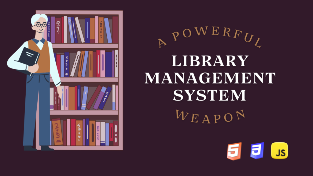 Library Management System Using Html,Bootstrap and JavaScript