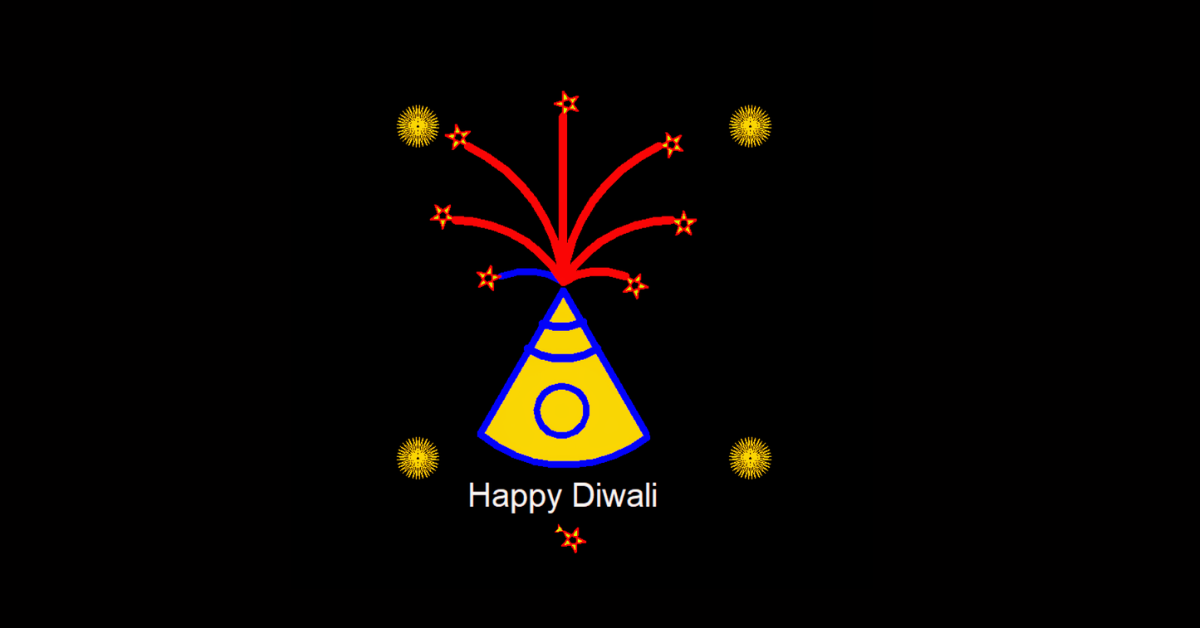 Happy Diwali In Python Turtle Code
