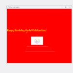 Happy Birthday Wish Using Python Code