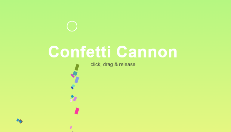 40+ CSS Confetti Animation (Demo + Free Code )