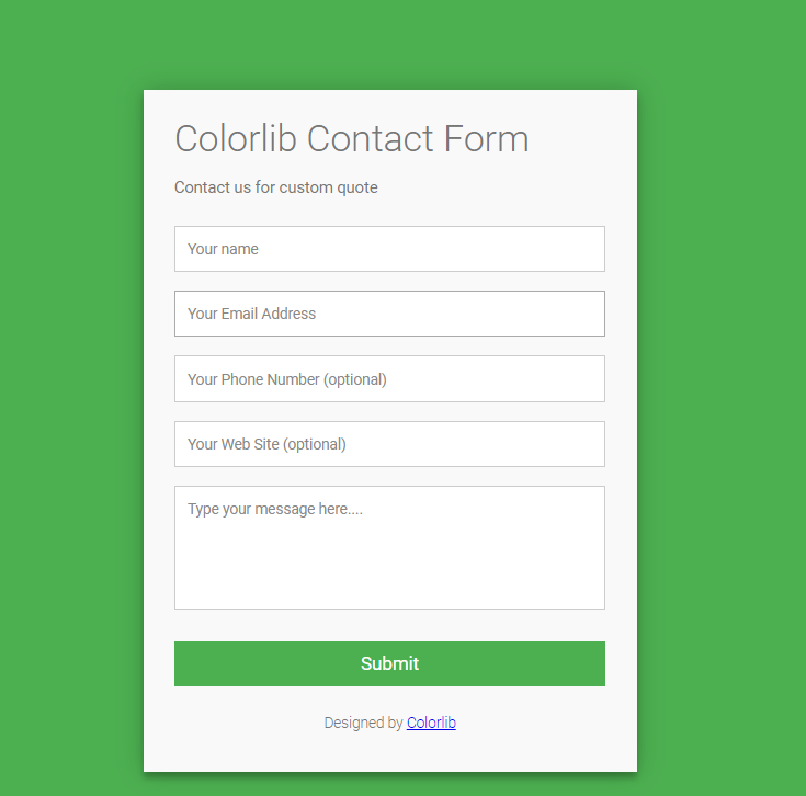 CSS Forms