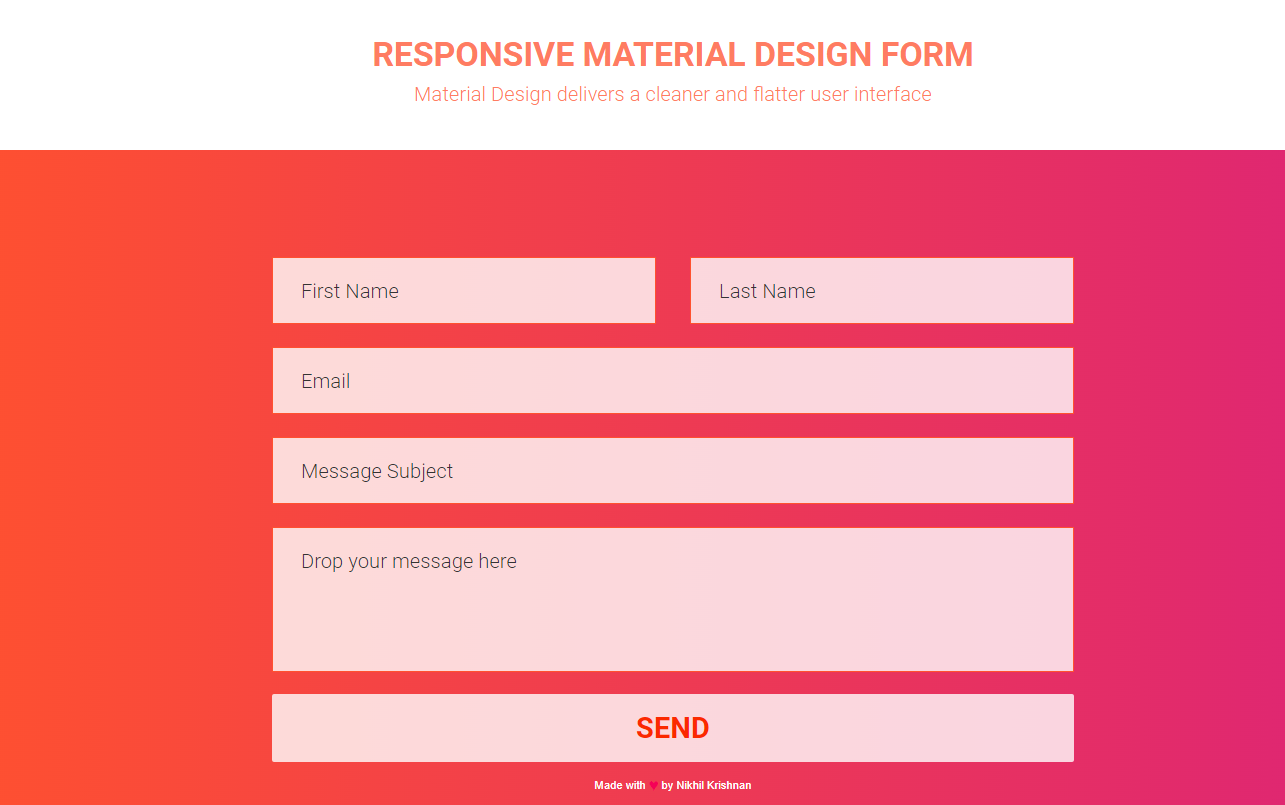50+ Free CSS Forms