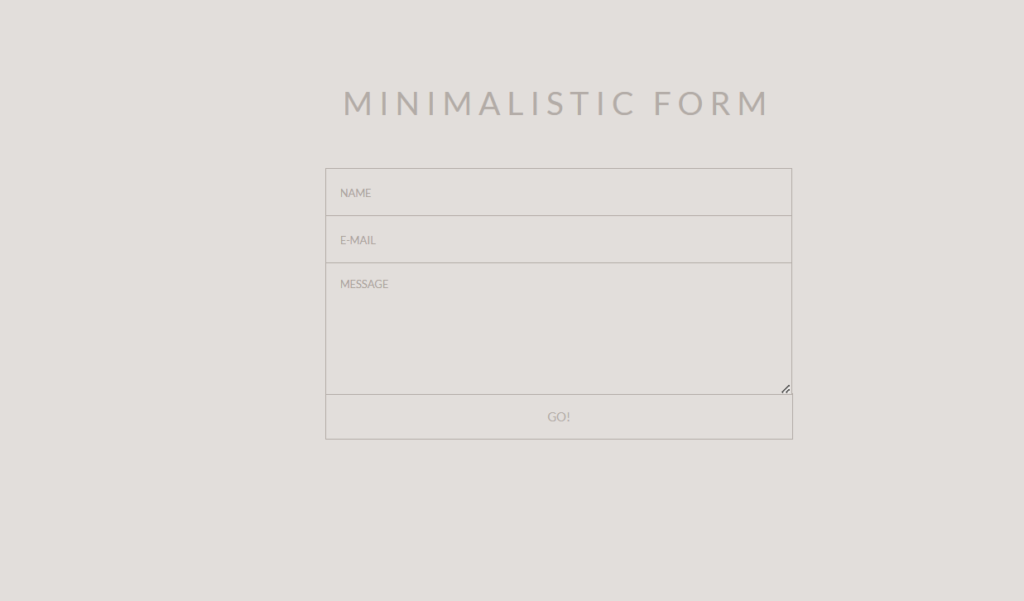 Forms Css