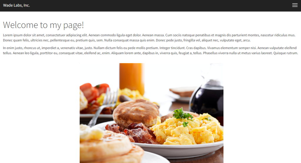 Hamburger Menu - Animated Up Arrow