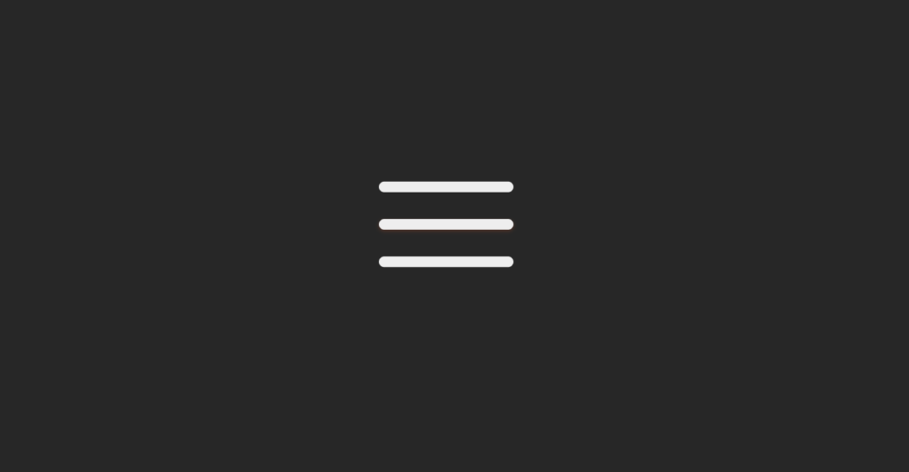 Hamburger Menu Animated