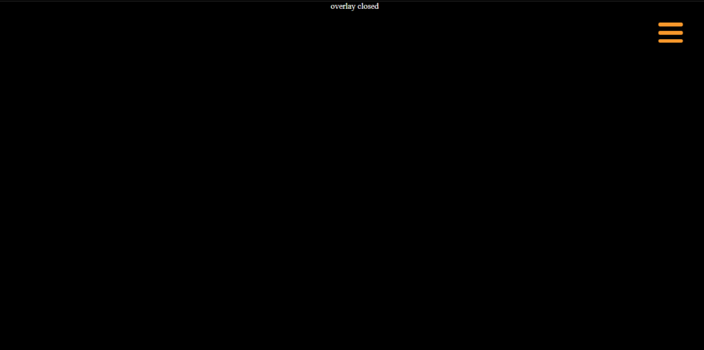 Hamburger menu animated