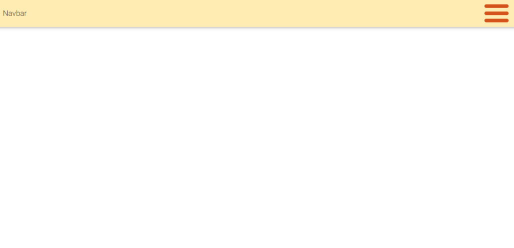 Simple Hamburger Menu