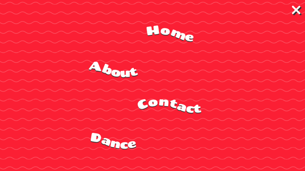 SVG Navigation Hamburger Menu
