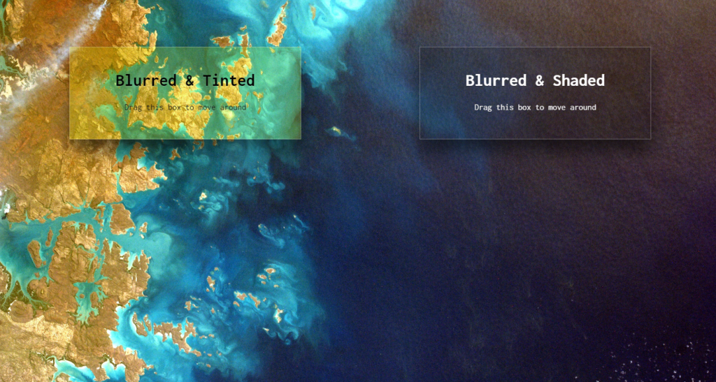 Pure CSS Blurred Background