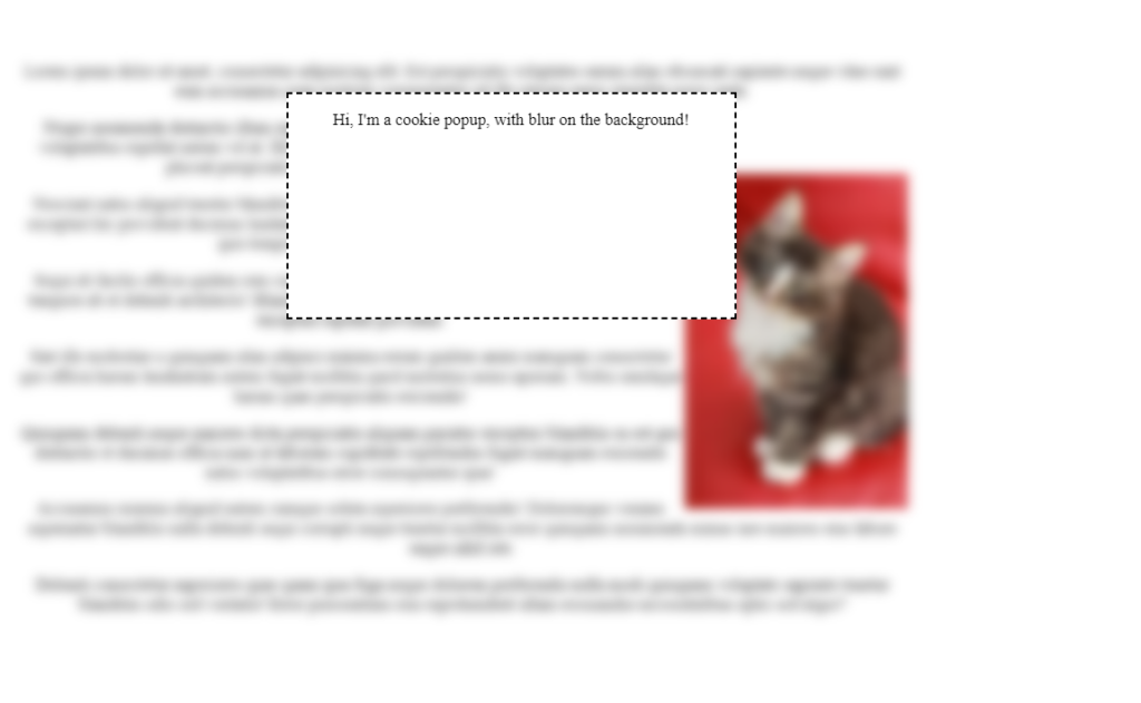 Pure Css blurred Background Image