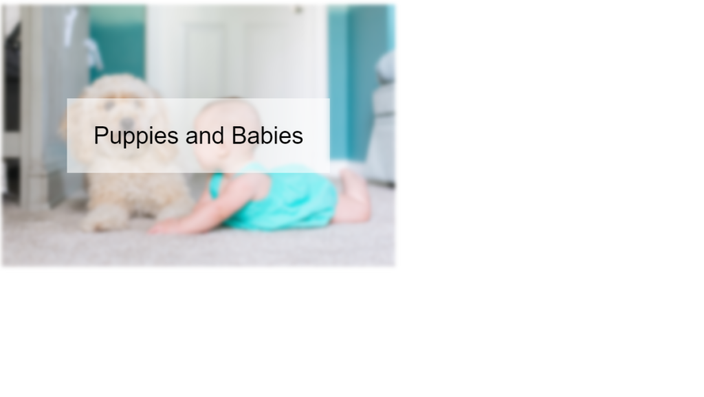 Background Blurred CSS Images