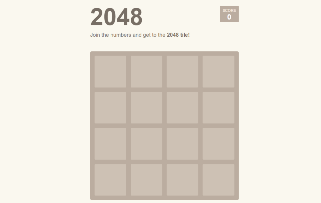 JavaScript 2048 Games