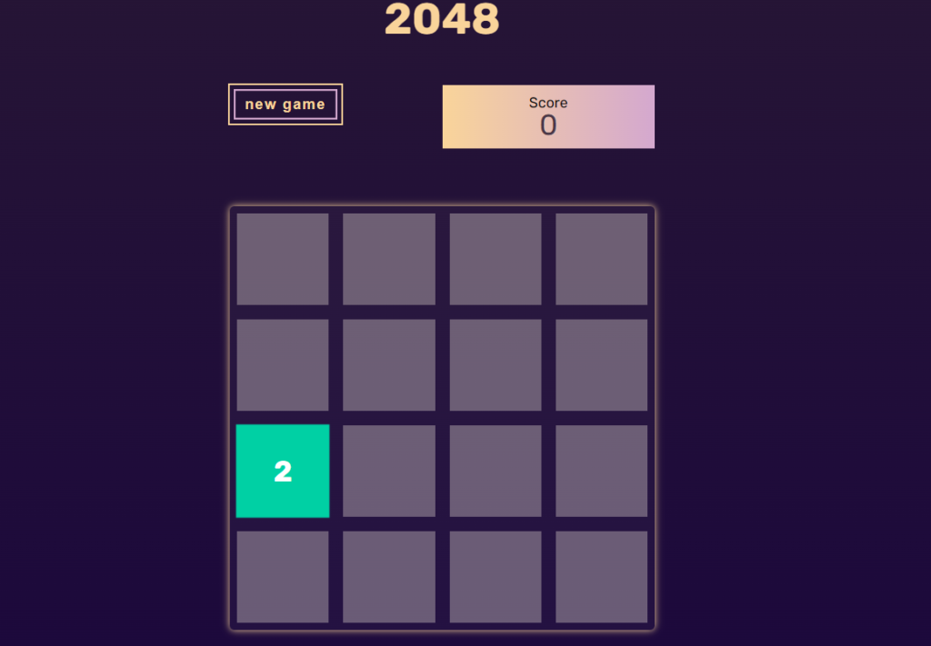 JavaScript 2048 Games