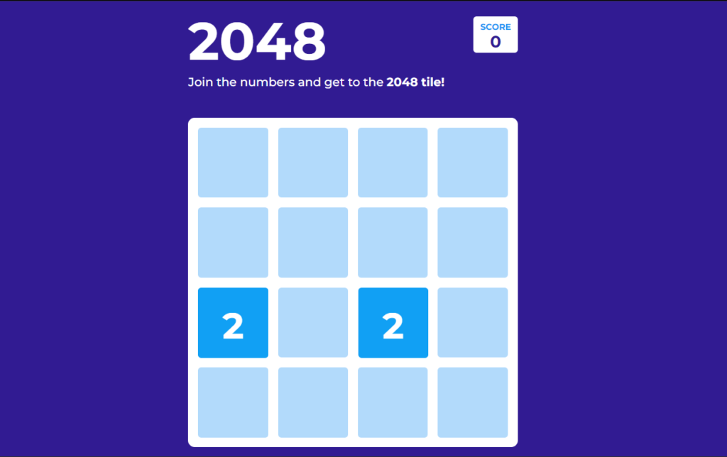 JavaScript 2048 Games