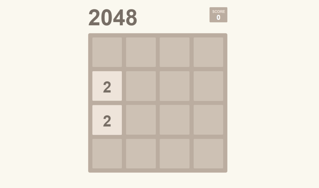 2048 JavaScript Game