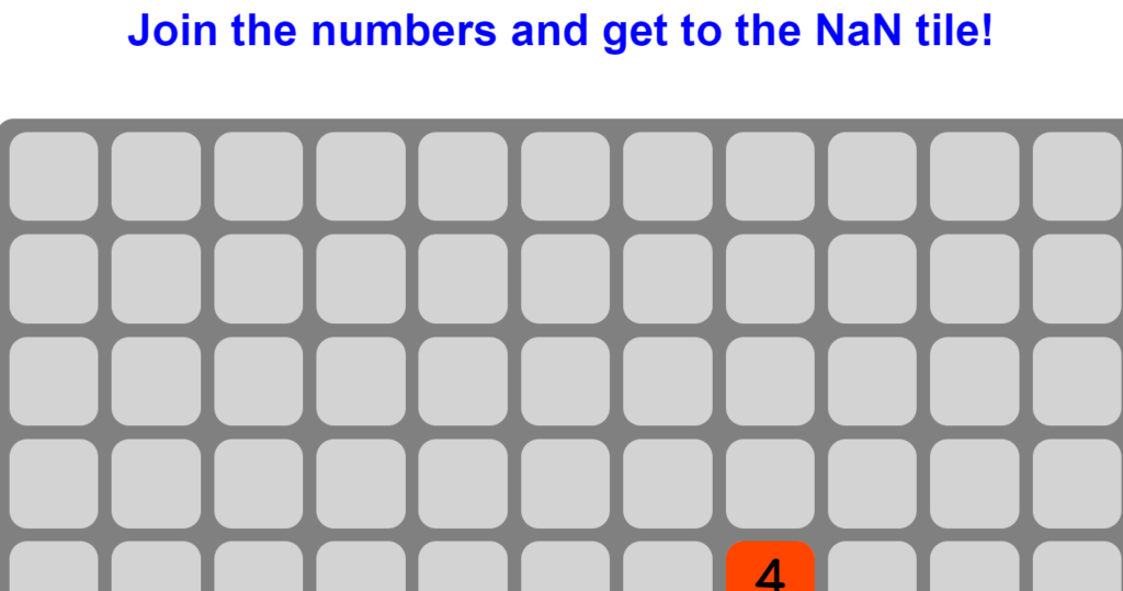 JS 2048 Game 