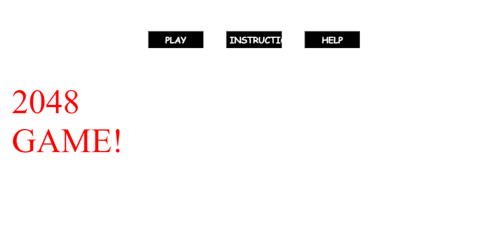 JS 2048 Game 