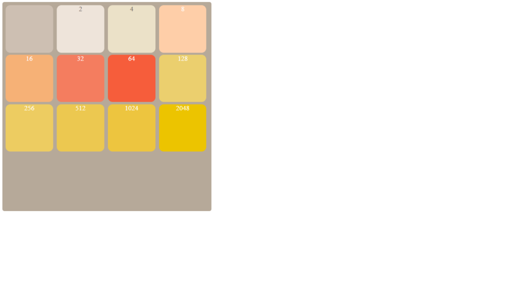 Best 2048 javascript game