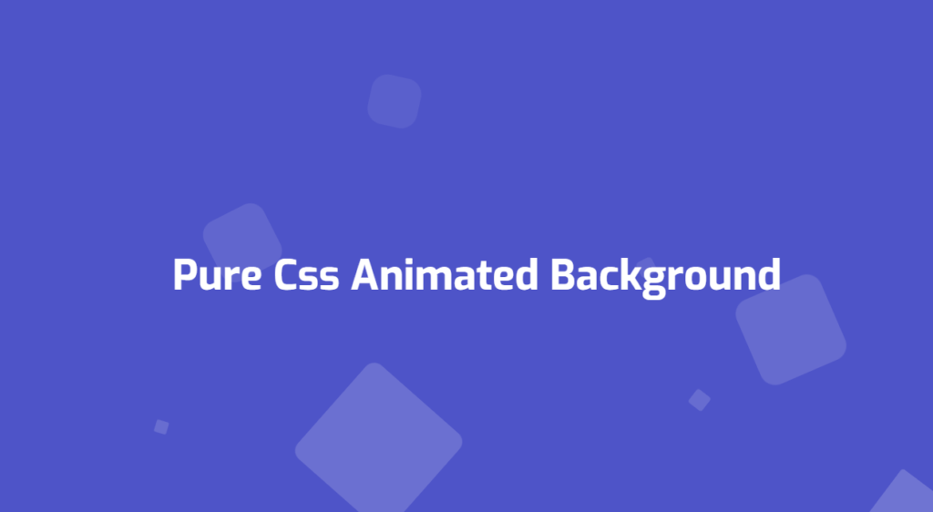 Animated CSS Backgrounds
