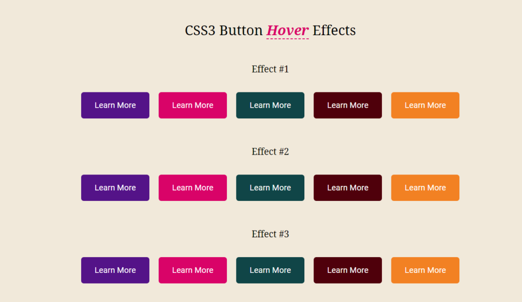 Top 15+ CSS Button Click Effects Examples 2023 CSS Button click effects