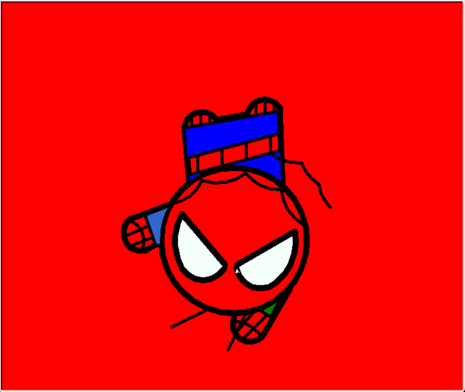 Draw Spiderman In Python